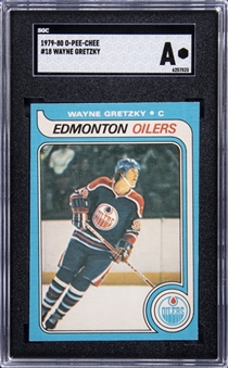 1979-80 O-Pee-Chee #18 Wayne Gretzky Rookie Card - SGC Authentic 